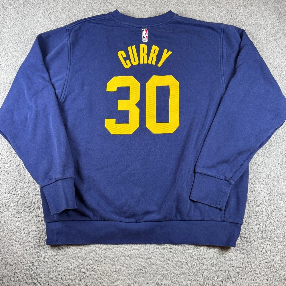 Jordan Golden State Warriors Stephen Curry Sweatshirt Men's Size XL